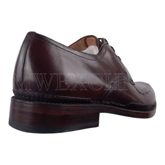 ZENOBI GOODYEAR WELT MOC TOE OXFORDS ITALIAN MENS DRESS SHOES NEW IN BOX EU 42 main image 4